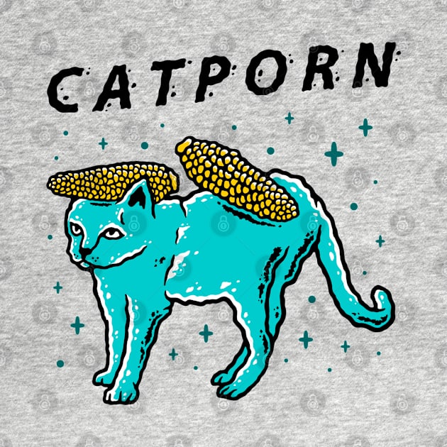 CAT + POPCORN by HamsterOver